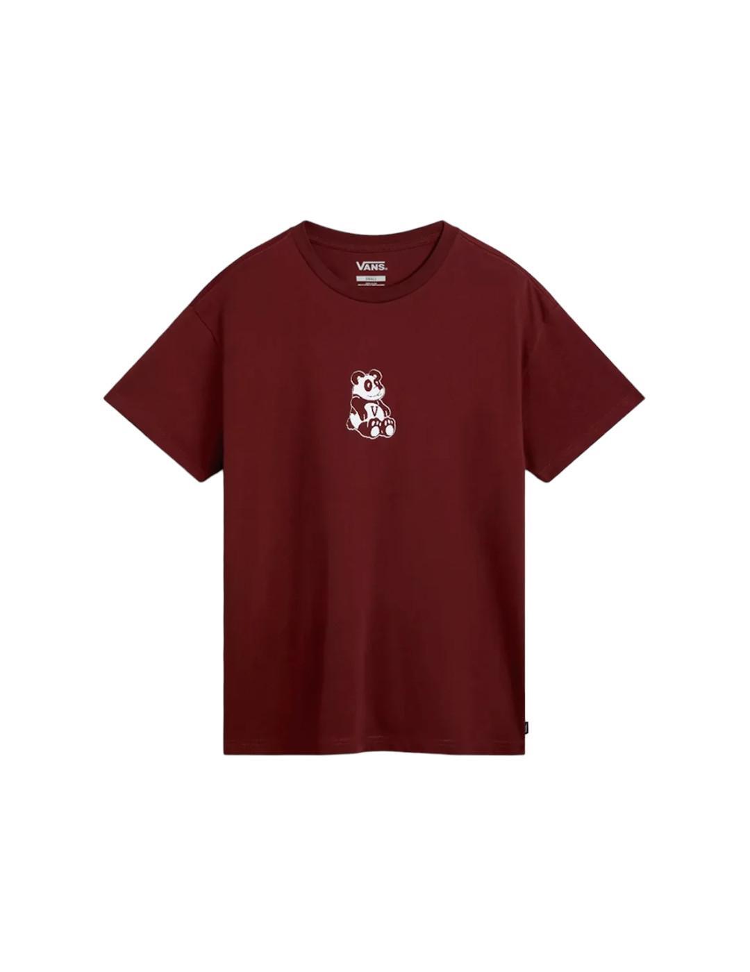 Camiseta de manga corta para Mujer Vans Panda Marrón 3/4