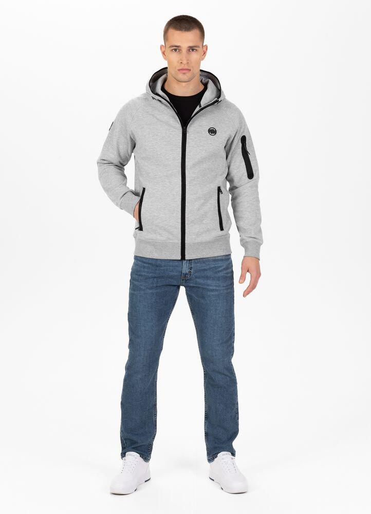 Bluza męska Pitbull rozpinana z kapturem Hermes 2/6