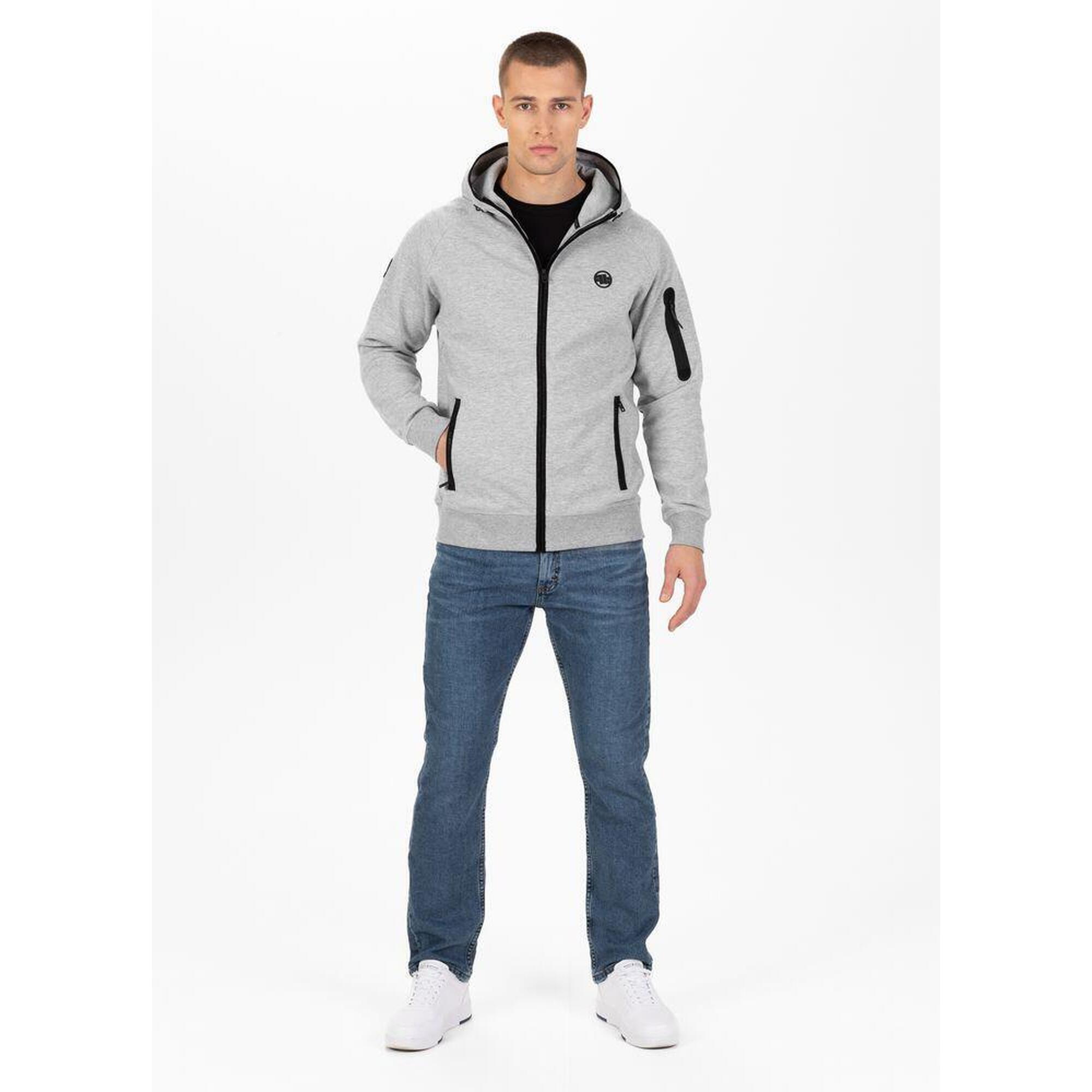Bluza męska Pitbull rozpinana z kapturem Hermes