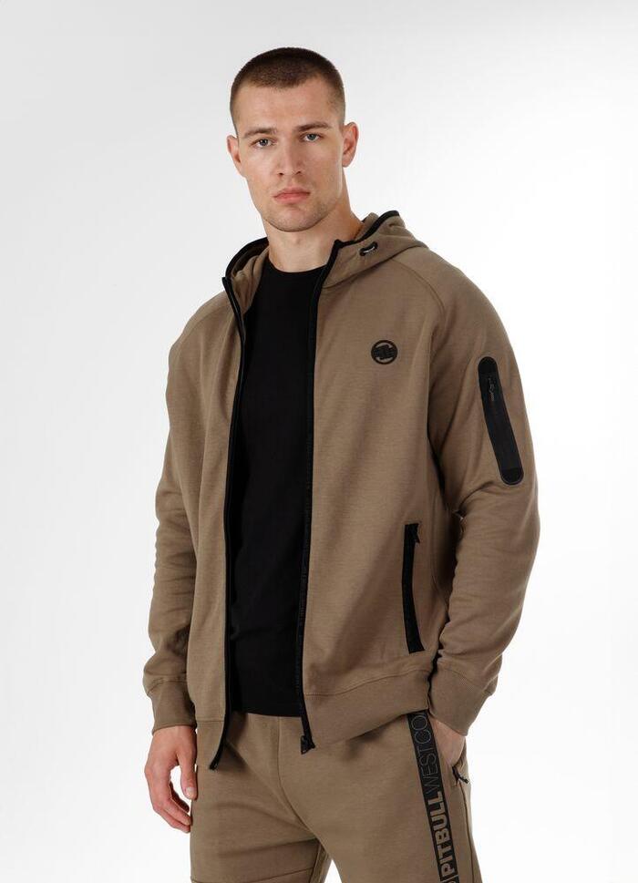 Bluza męska Pitbull rozpinana z kapturem Hermes