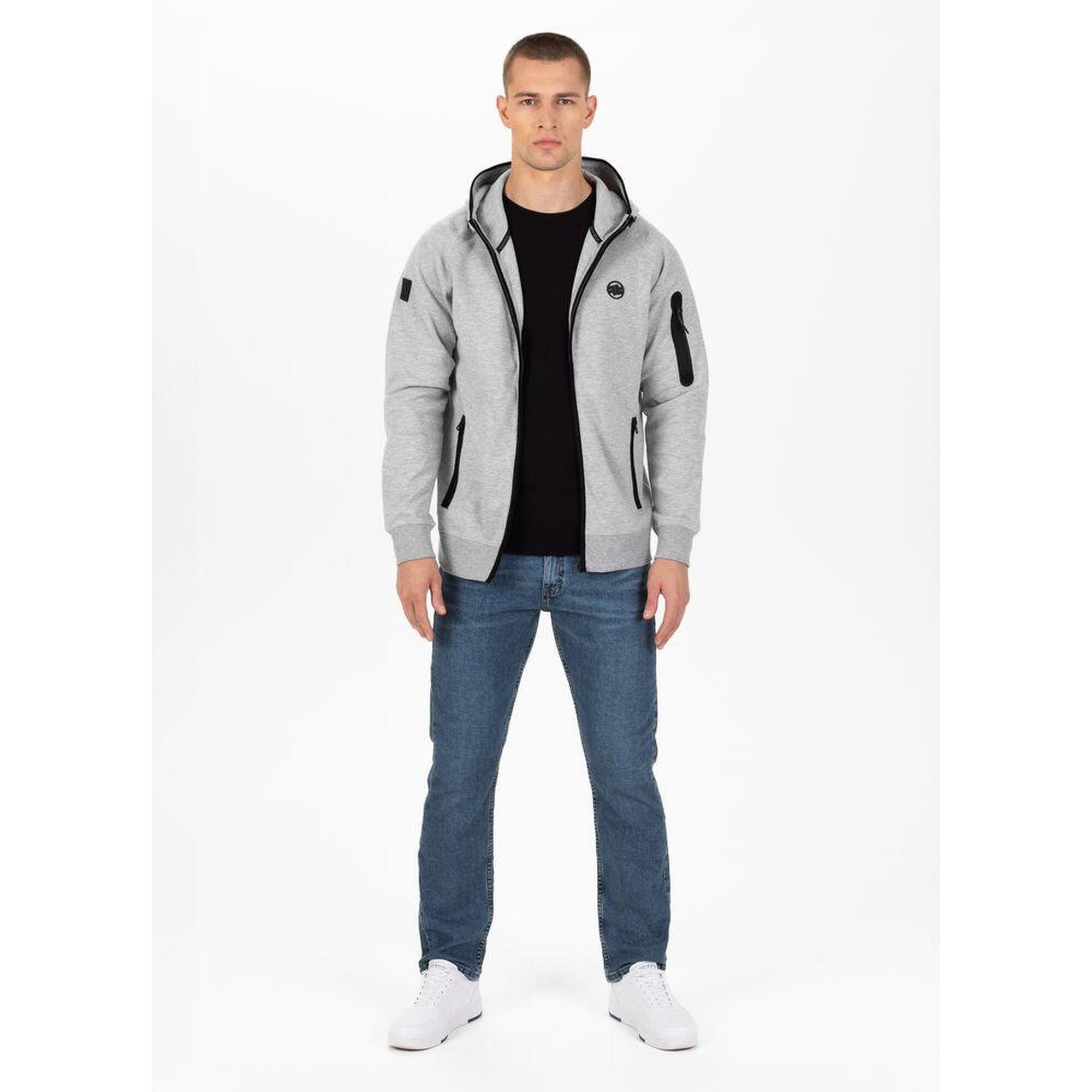 Bluza męska Pitbull rozpinana z kapturem Hermes
