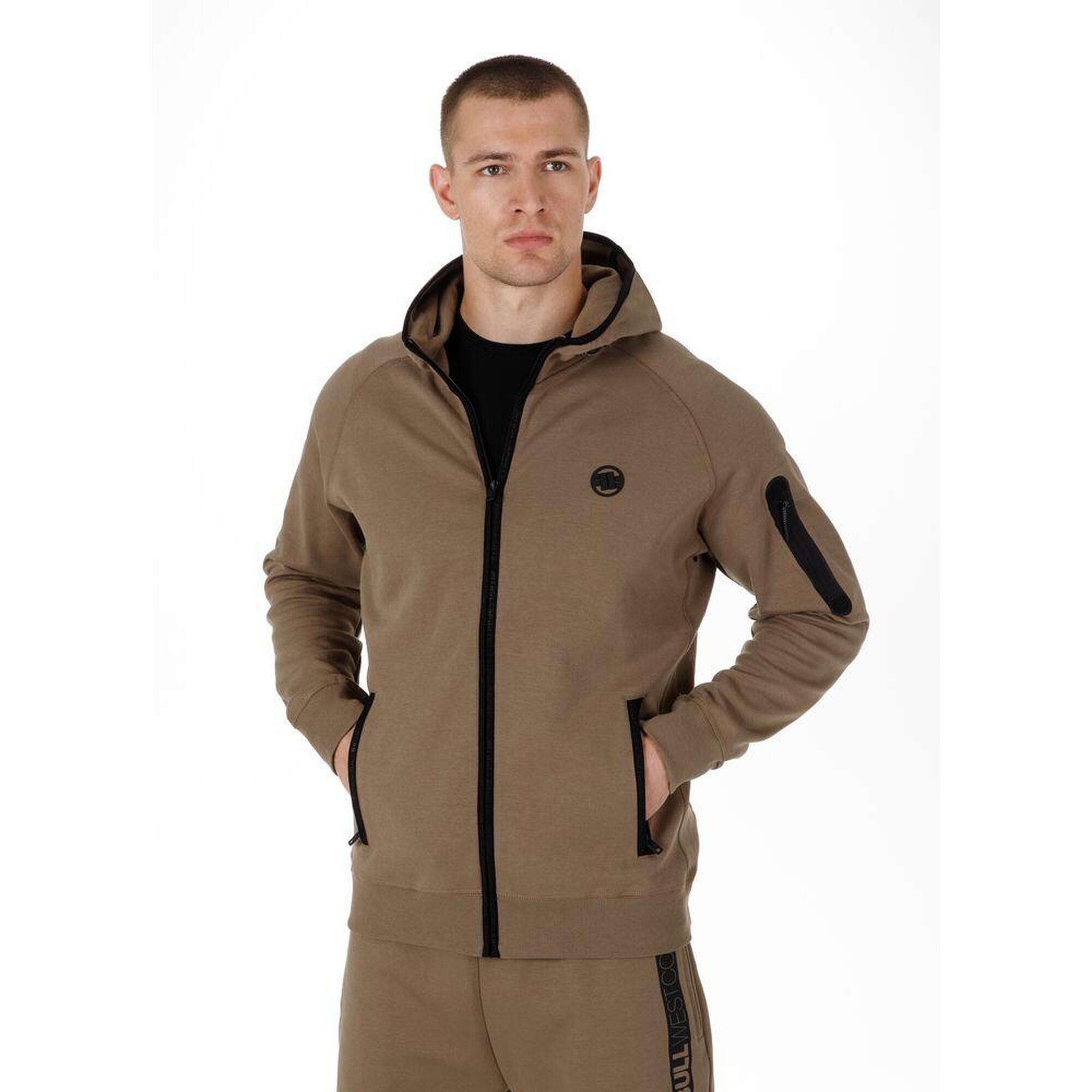 Bluza męska Pitbull rozpinana z kapturem Hermes