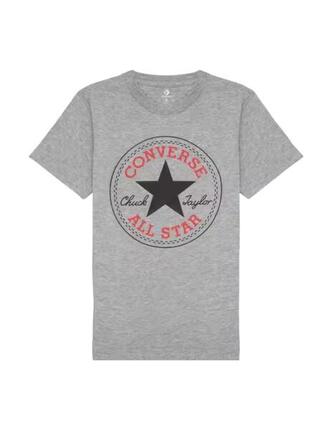 Camisetas para Niño Converse Gris