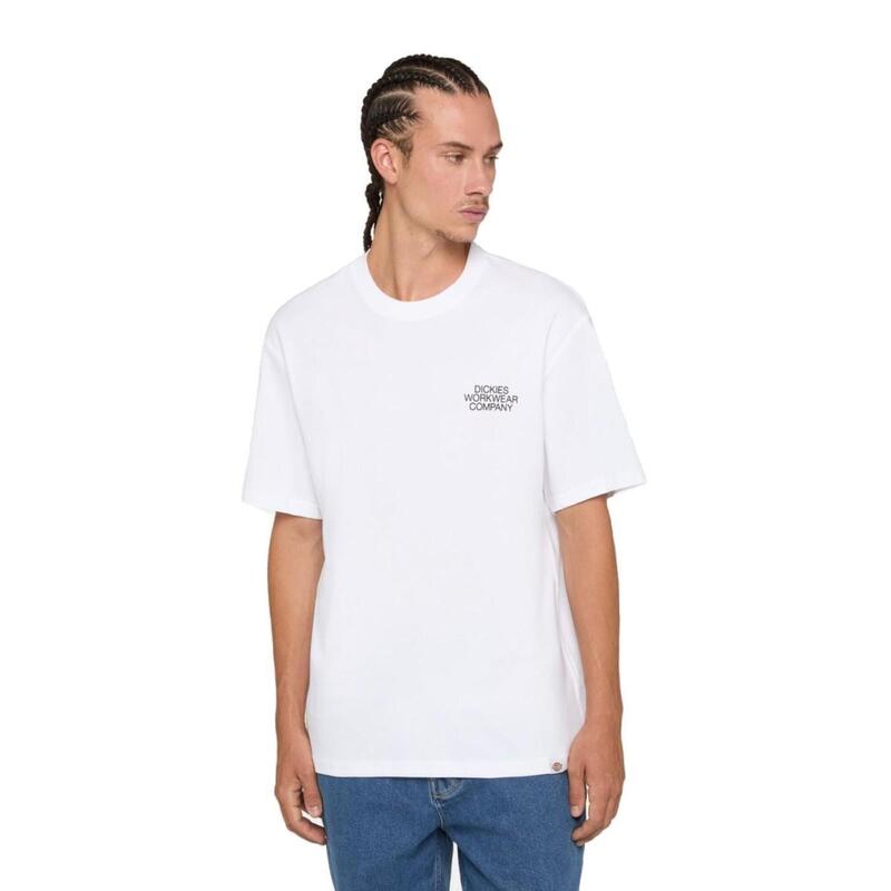 Camiseta para Hombre Dickies Industrial  Blanco