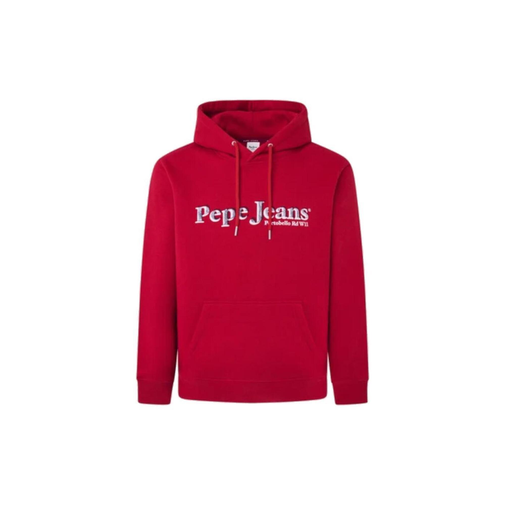 Pepe Jeans - Maillot Et Sweat Pour Homme Pepe Jeans Regular Fit Rouge - Sweat-shirt - Rouge - Petit - Decathlon
