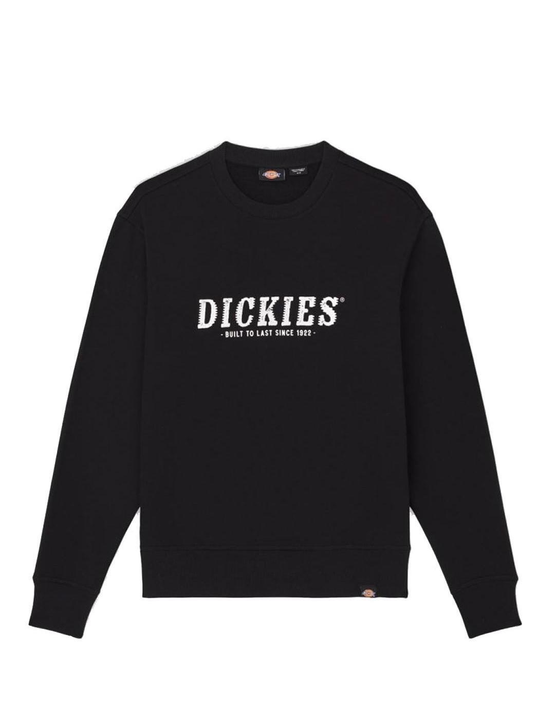 Camisolas de lã polar para homem Dickies Script Preto. 1/4