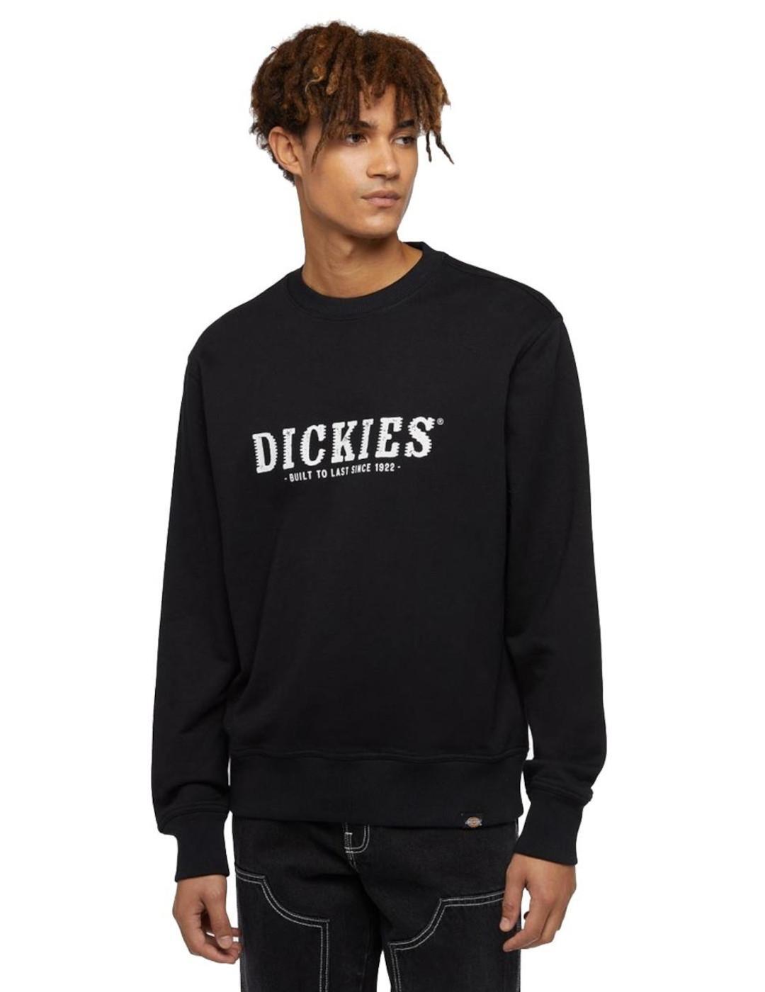 Camisolas de lã polar para homem Dickies Script Preto. 2/4