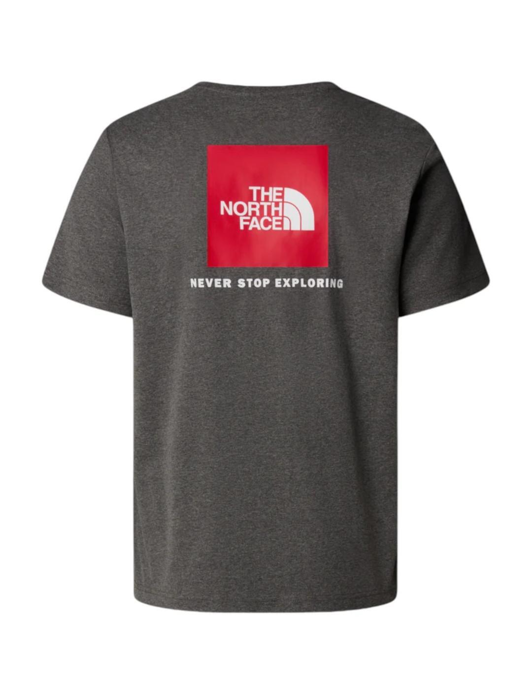 Maglietta da uomo The North Face Redbox Grigia 2/4