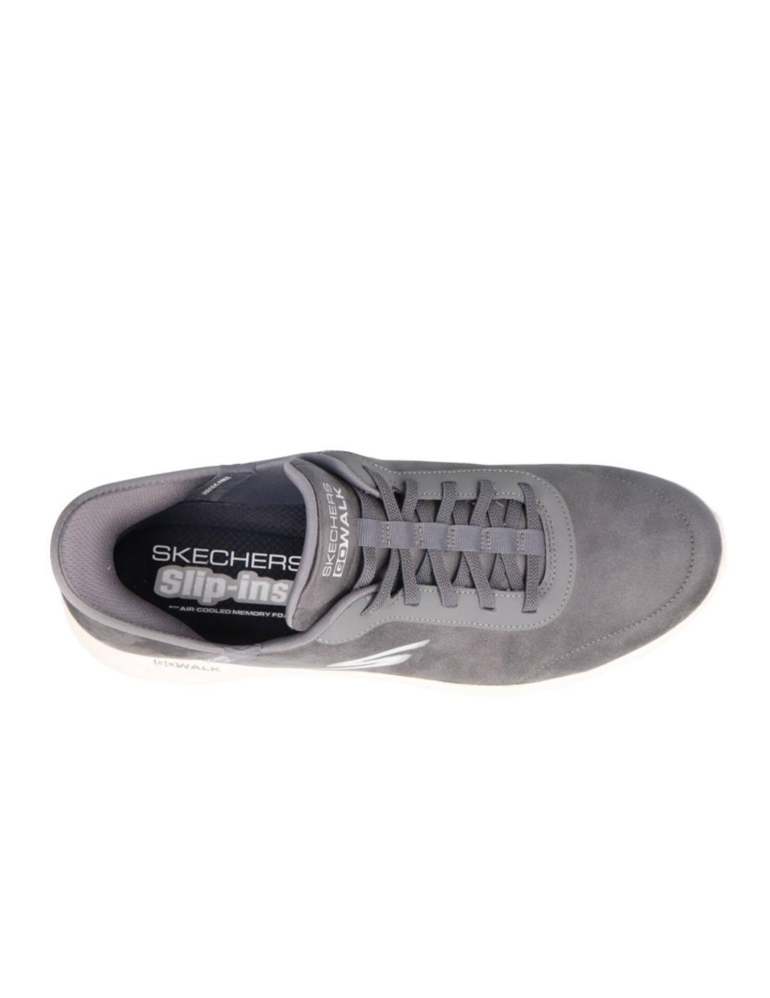 Zapatillas para Hombre Skechers Go walk flex slip ins Gris 4/5