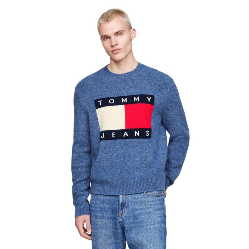 Jersey y sudadera para Hombre Tommy hilfiger Melange Azul