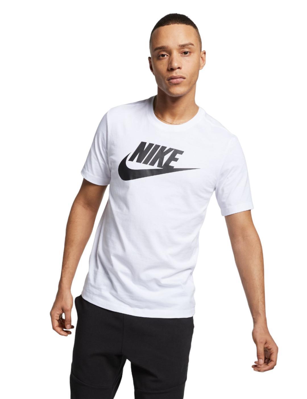 Camiseta de manga corta para Hombre Nike Icon futura  Blanco 3/7