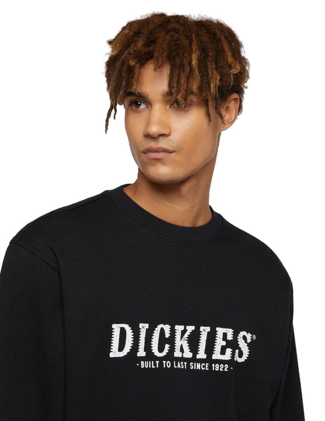 Camisolas de lã polar para homem Dickies Script Preto. 4/4