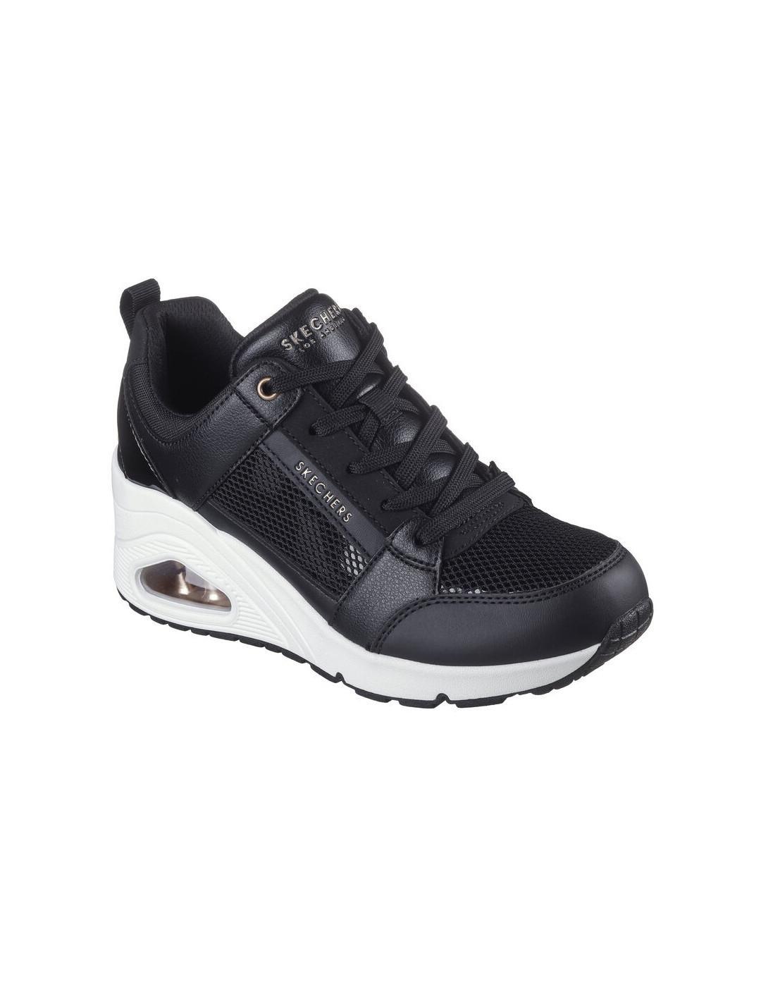 Chaussures pour femme Skechers Uno wedge Noir 3/5