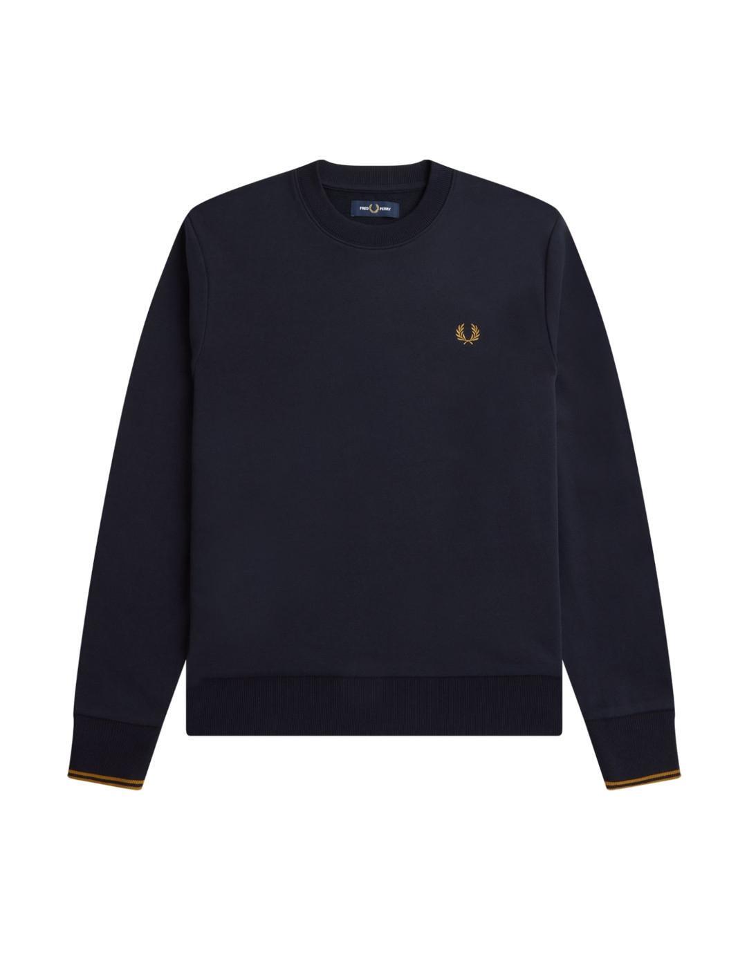 Jersey y sudadera para Hombre Fred perry Cuello redondo Marino