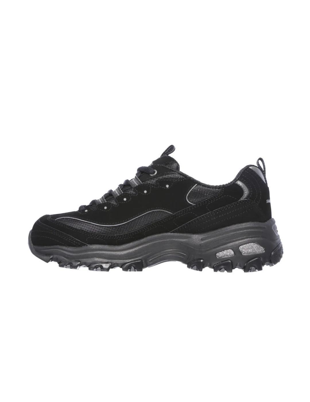 Skechers D´lites biggest fan Black Women's Sneakers 2/5