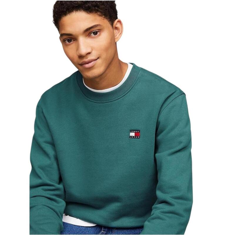 Jersey y sudadera para Hombre Tommy hilfiger Teg badge Verde