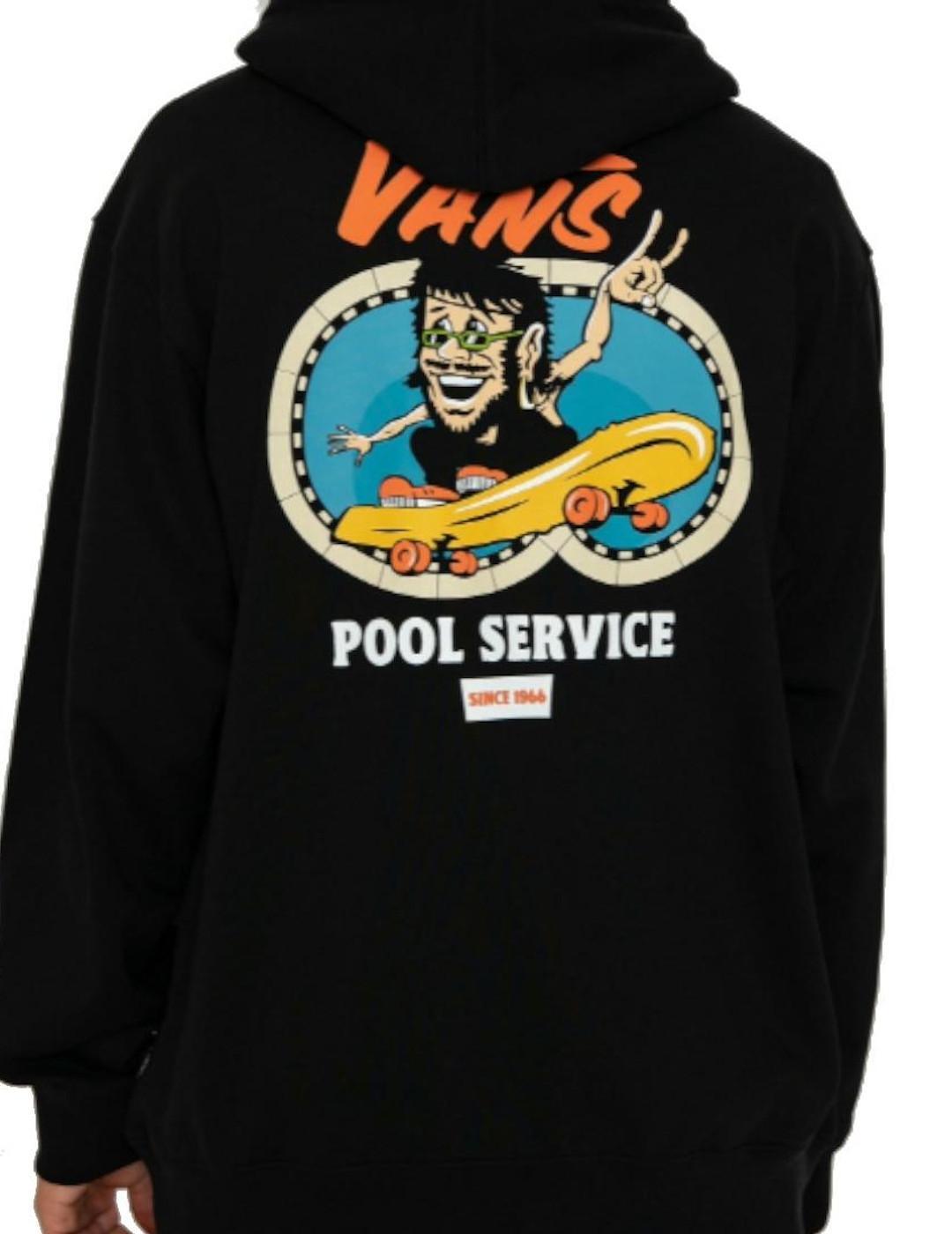 Maglia e felpa per uomo Vans Pool service nere. 4/4