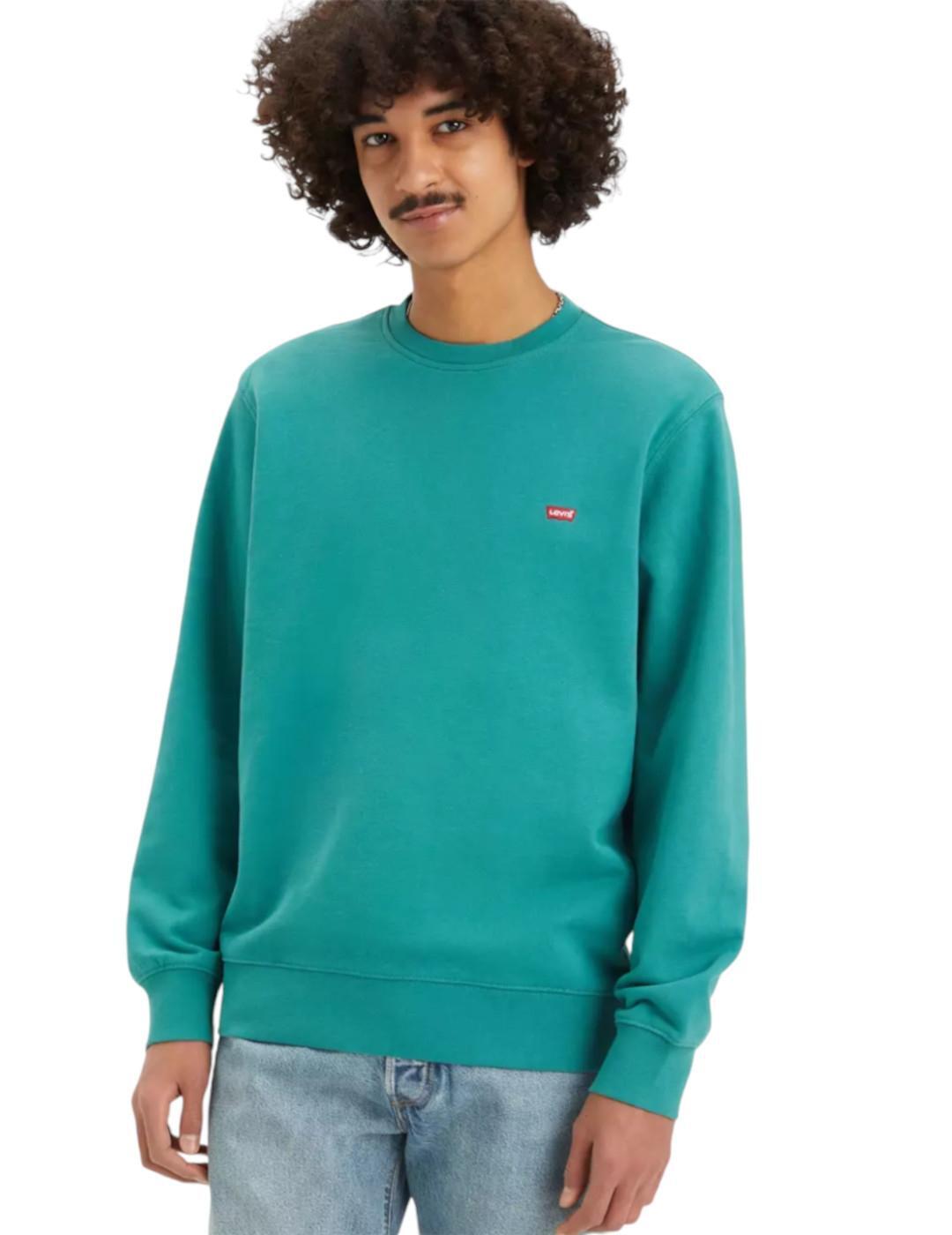 Pull et sweat pour homme Levis Original Vert 3/5