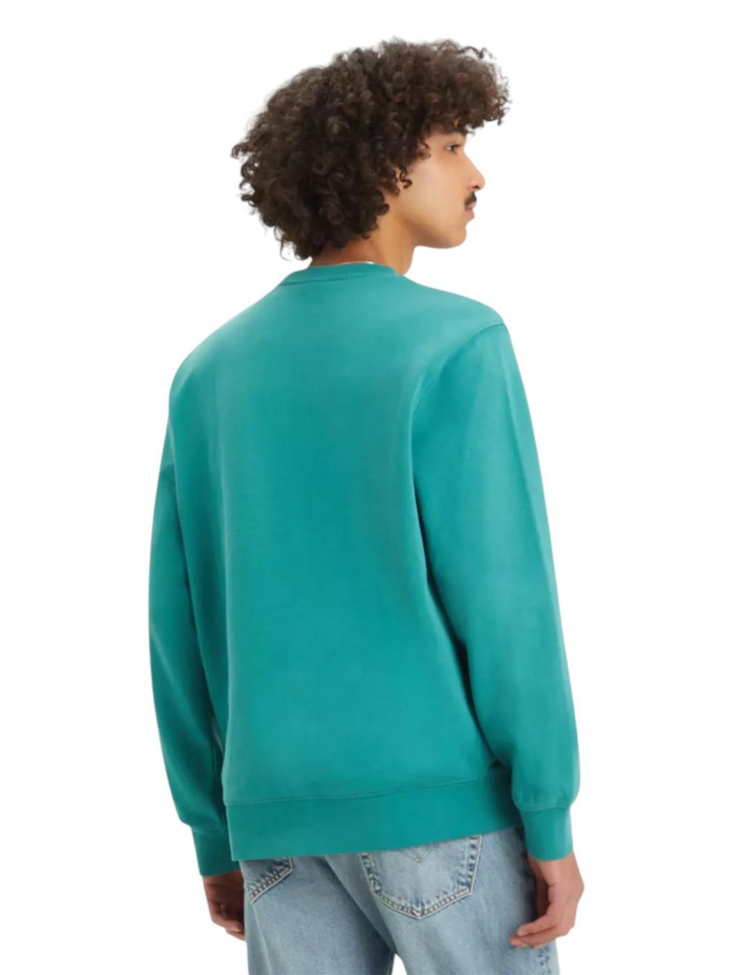 Pull et sweat pour homme Levis Original Vert 2/5