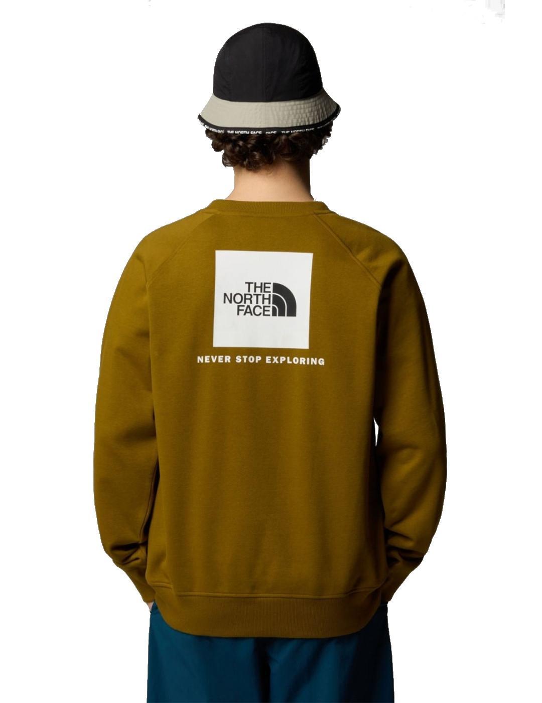 Camisola e moletom para Homem The North Face Raglan Redbox Marrom 4/4