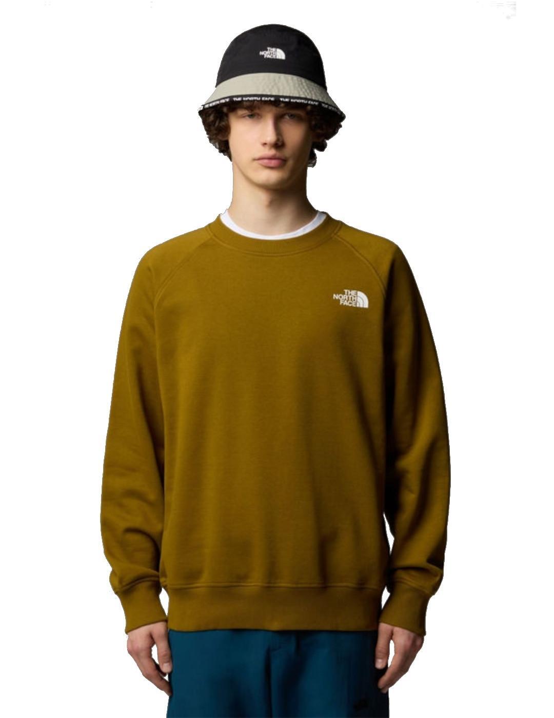Camisola e moletom para Homem The North Face Raglan Redbox Marrom 3/4