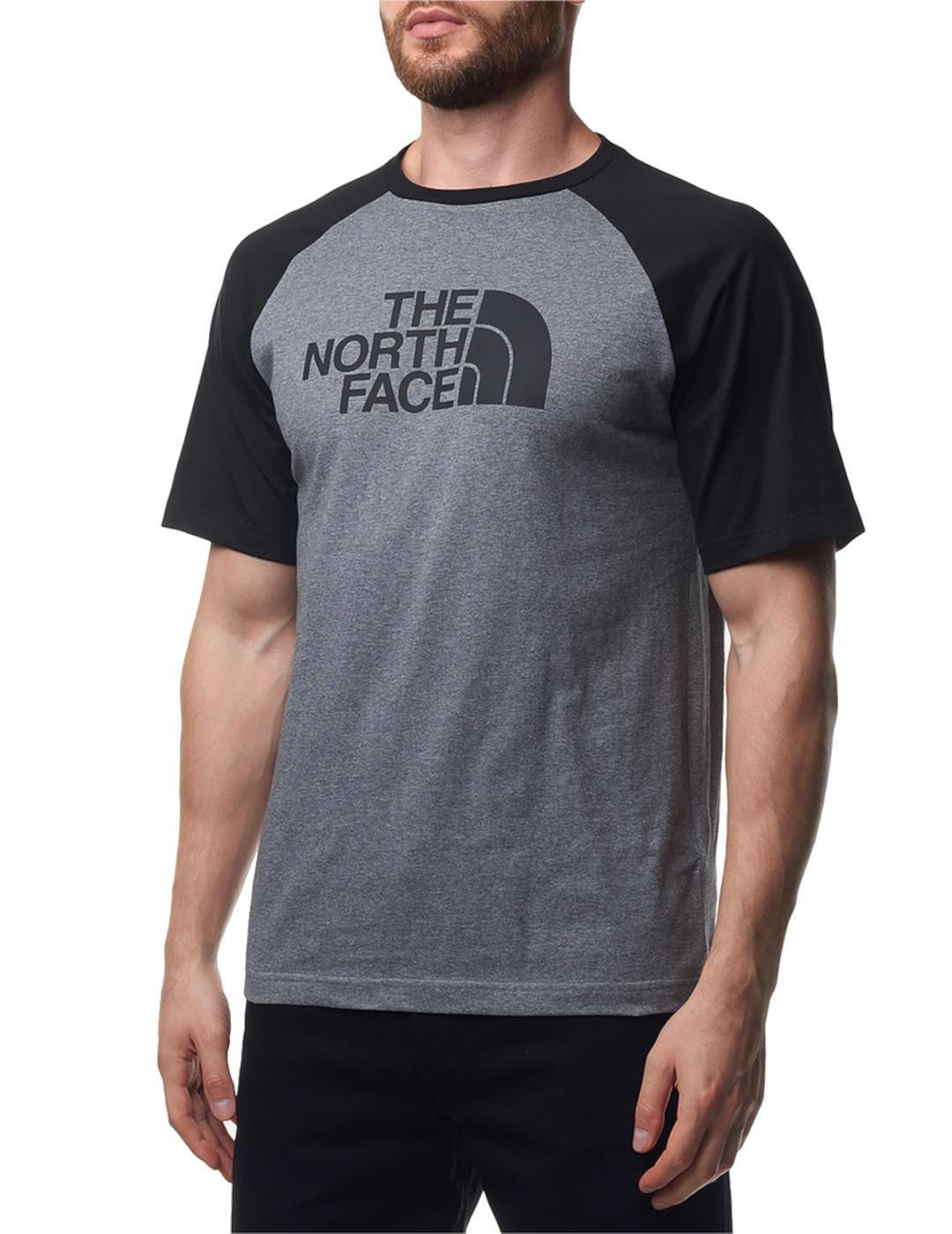 Maglietta da uomo The North Face Raglan easy Grigia. 3/4
