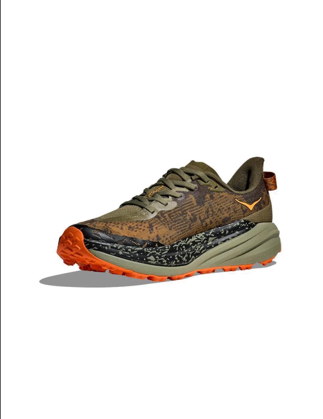 Hoka One One Speedgoat 6 Antique Olive Squash 4/7