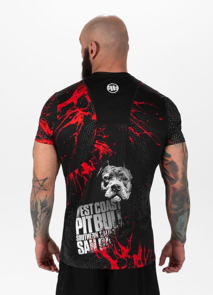 Koszulka męska Pitbull Mesh Performance Pro plus Blood Dog II