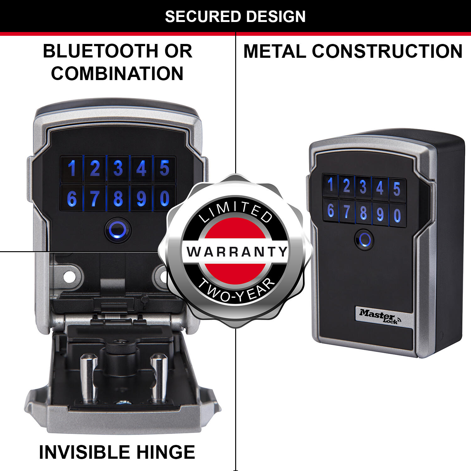 Boite à clés sécurisée connectée [Bluetooth] [Fixation murale] - 5441EURD 4/7