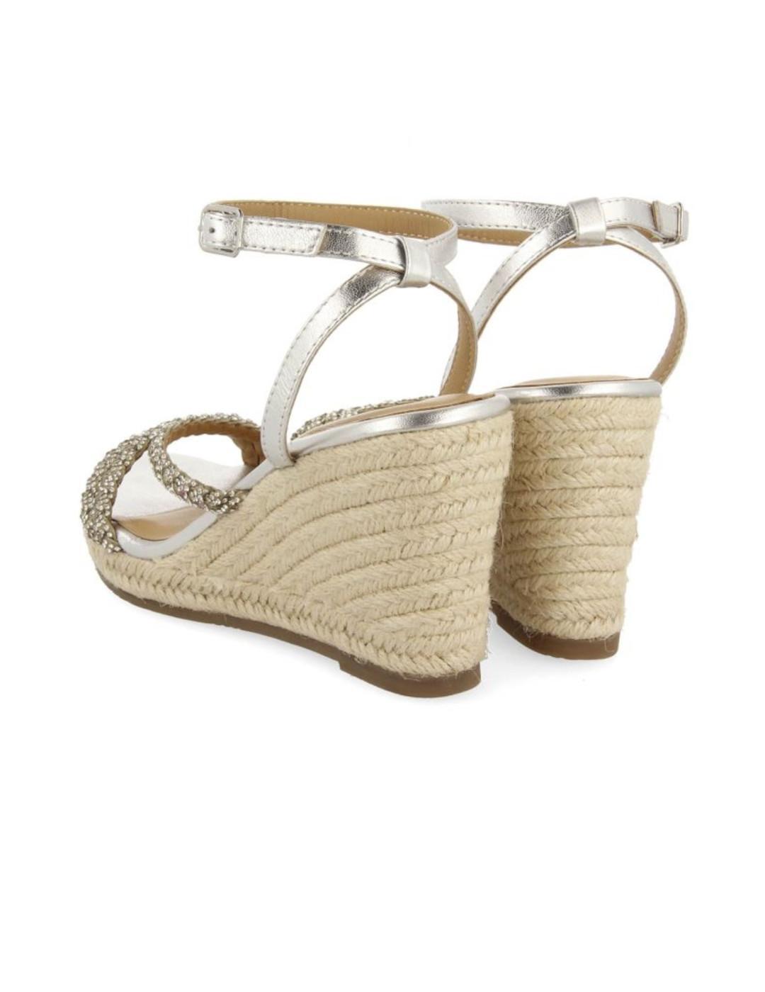 Sandalias para Mujer Gioseppo  Plateado 3/4