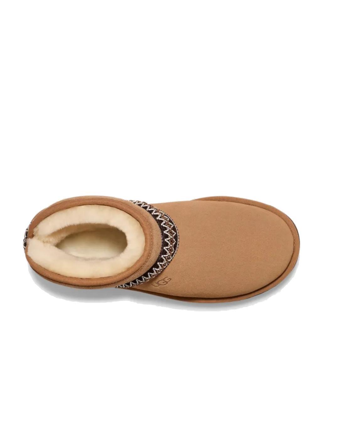 Botas para Mujer Ugg  classic mini crescent Marrón 5/6