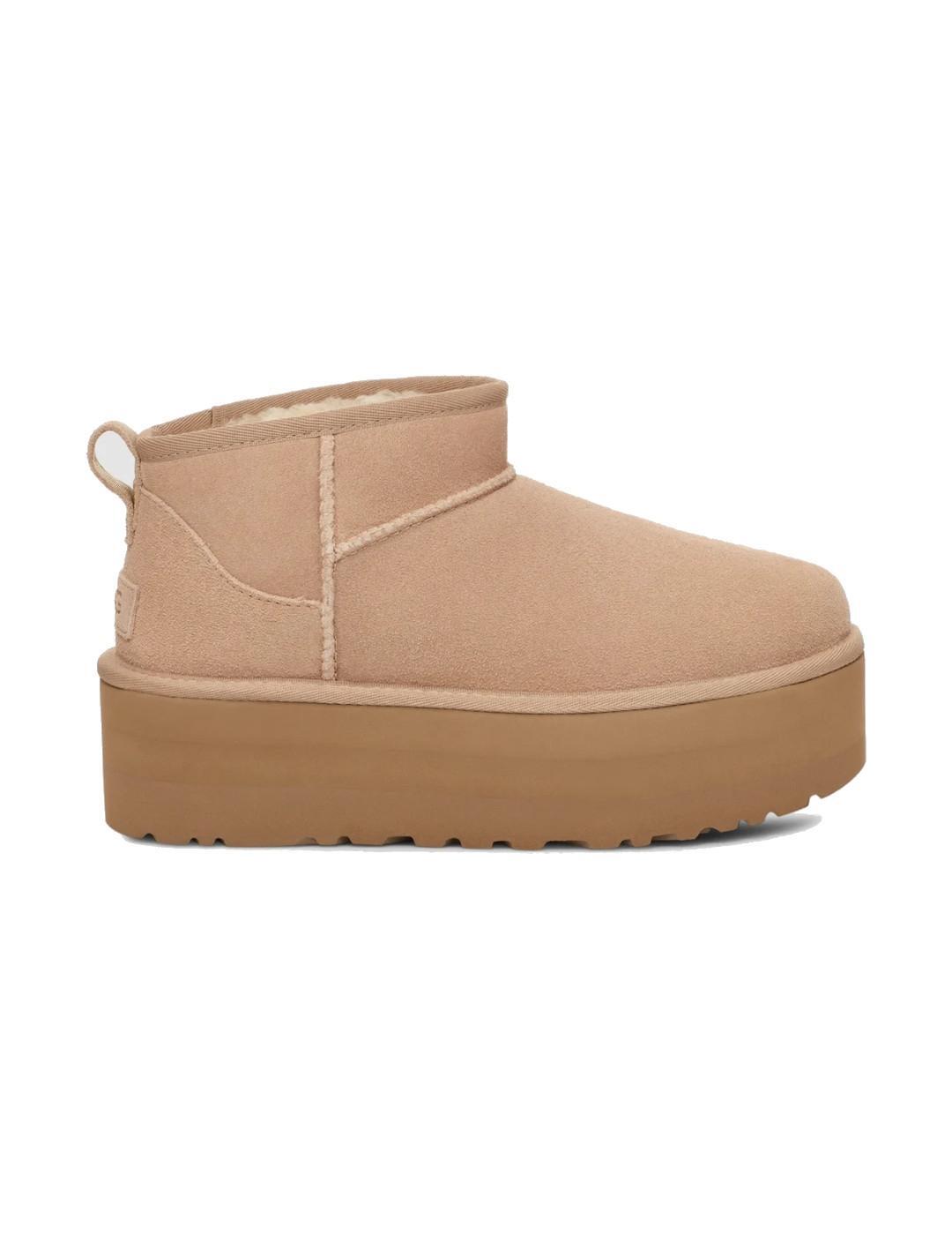 Classic Ultra Mini Platform Boot Sand