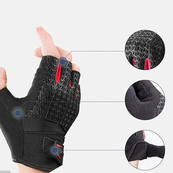 Cyklistické rukavice s gelovými vložkami Rockbros