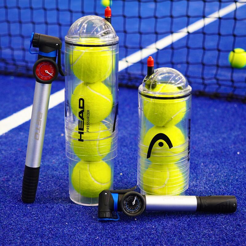 Presurizator pentru mingi de tenis și padel HEAD X4 (nu include pompă de aer)