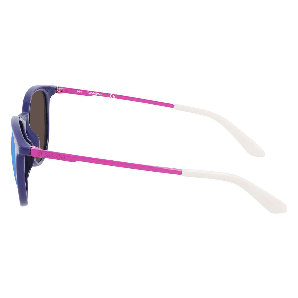 BILLIE Gafas de sol unisex - Shiny Eggplant/Lumalens Blue Ionized 3/4