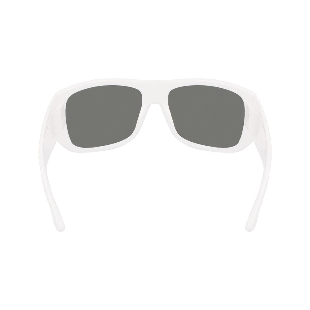 CALYPSO Lunettes de soleil unisexes - Shiny White/Polar Lumalens Blue Ionized 4/4