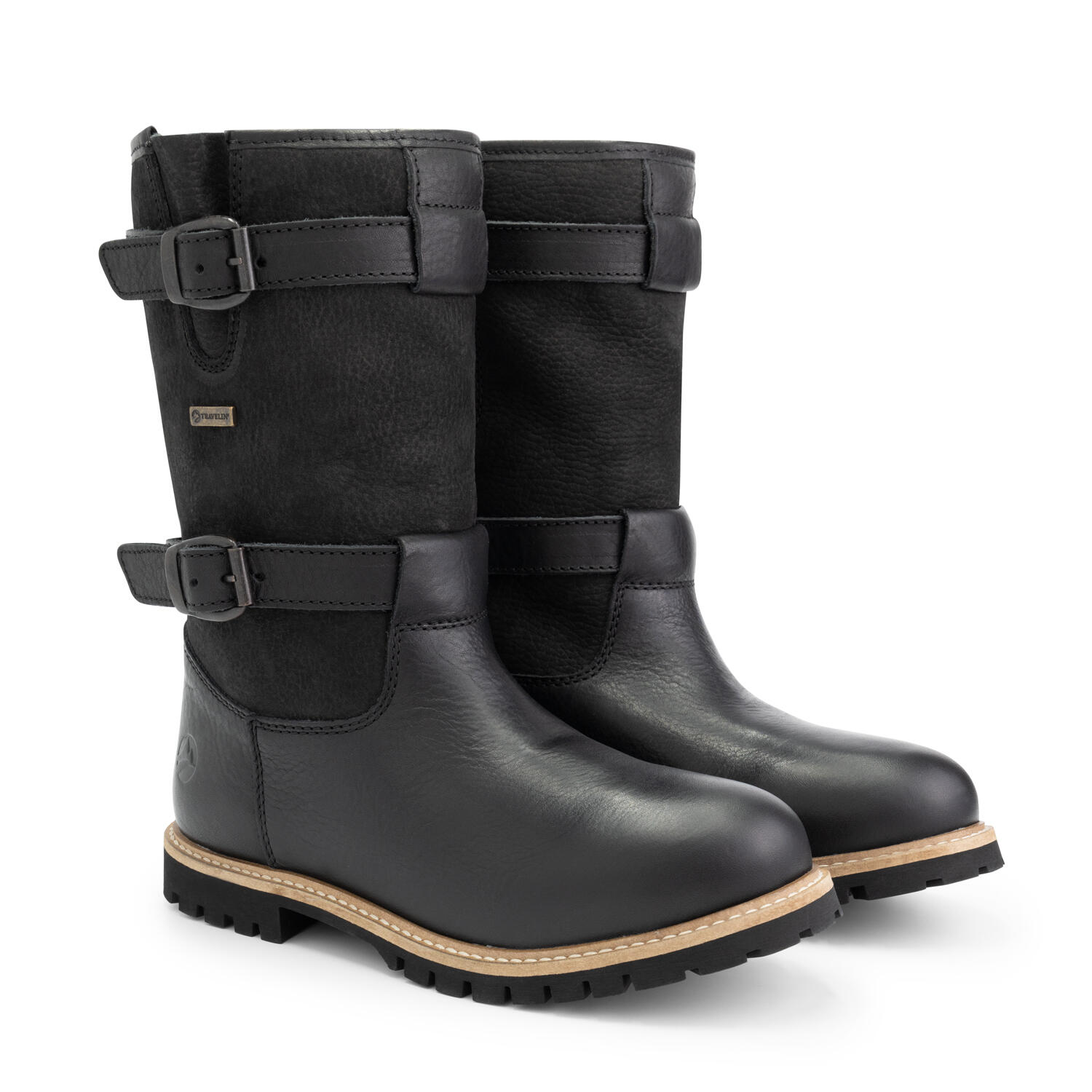 Bottes en cuir imperméables - doublées de laine - pour femmes - Sweden