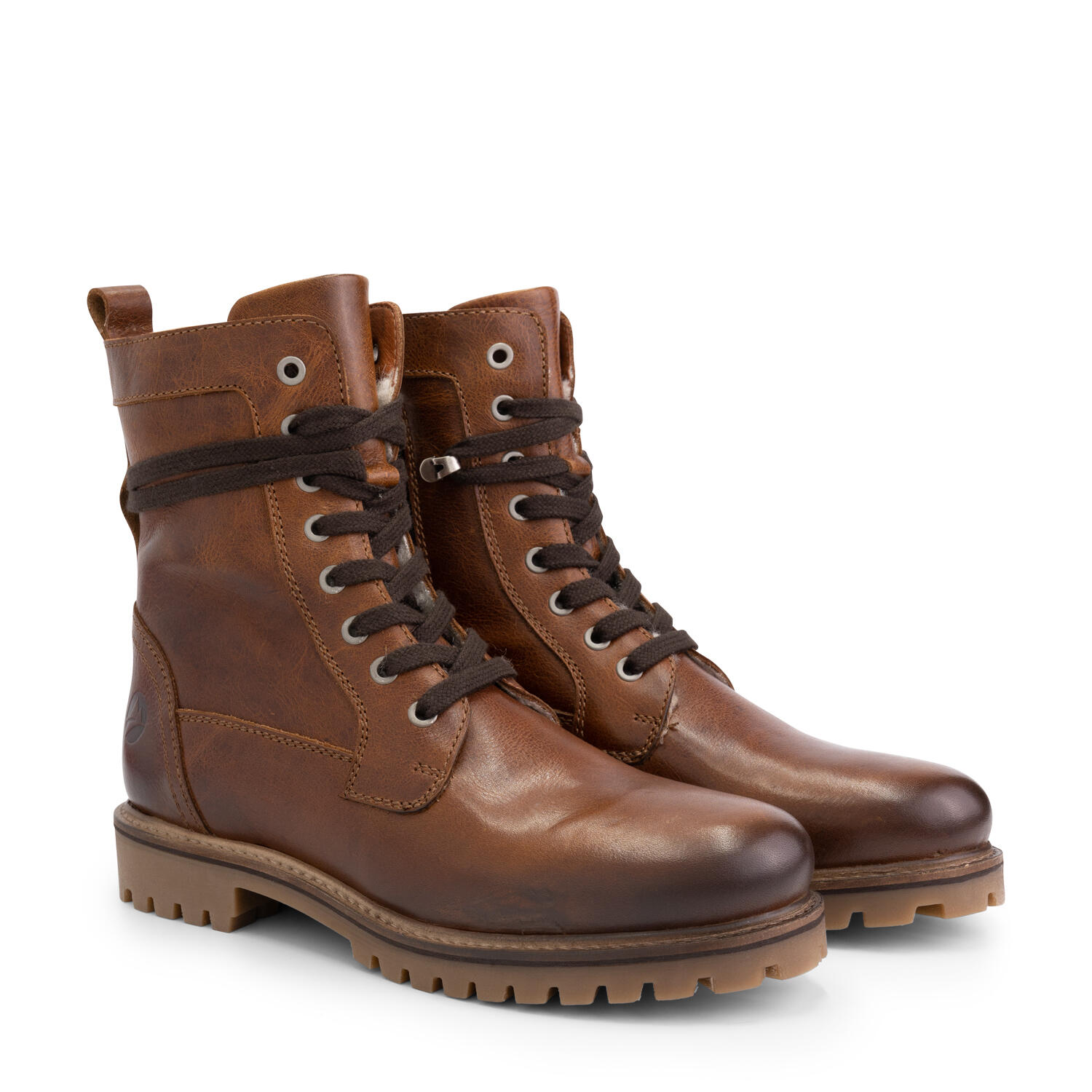 Travelin' Kvinlog Men Cognac Lace-up boot casual 2/7