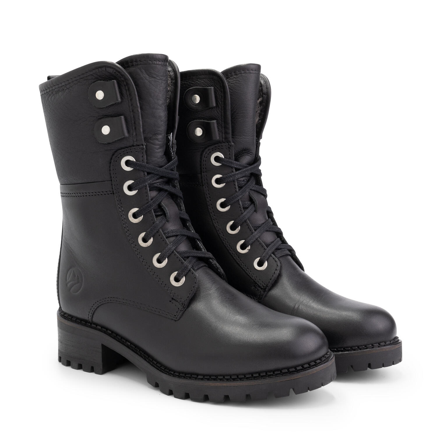 Travelin' Myre Lady Black Lace-up boot casual 2/6