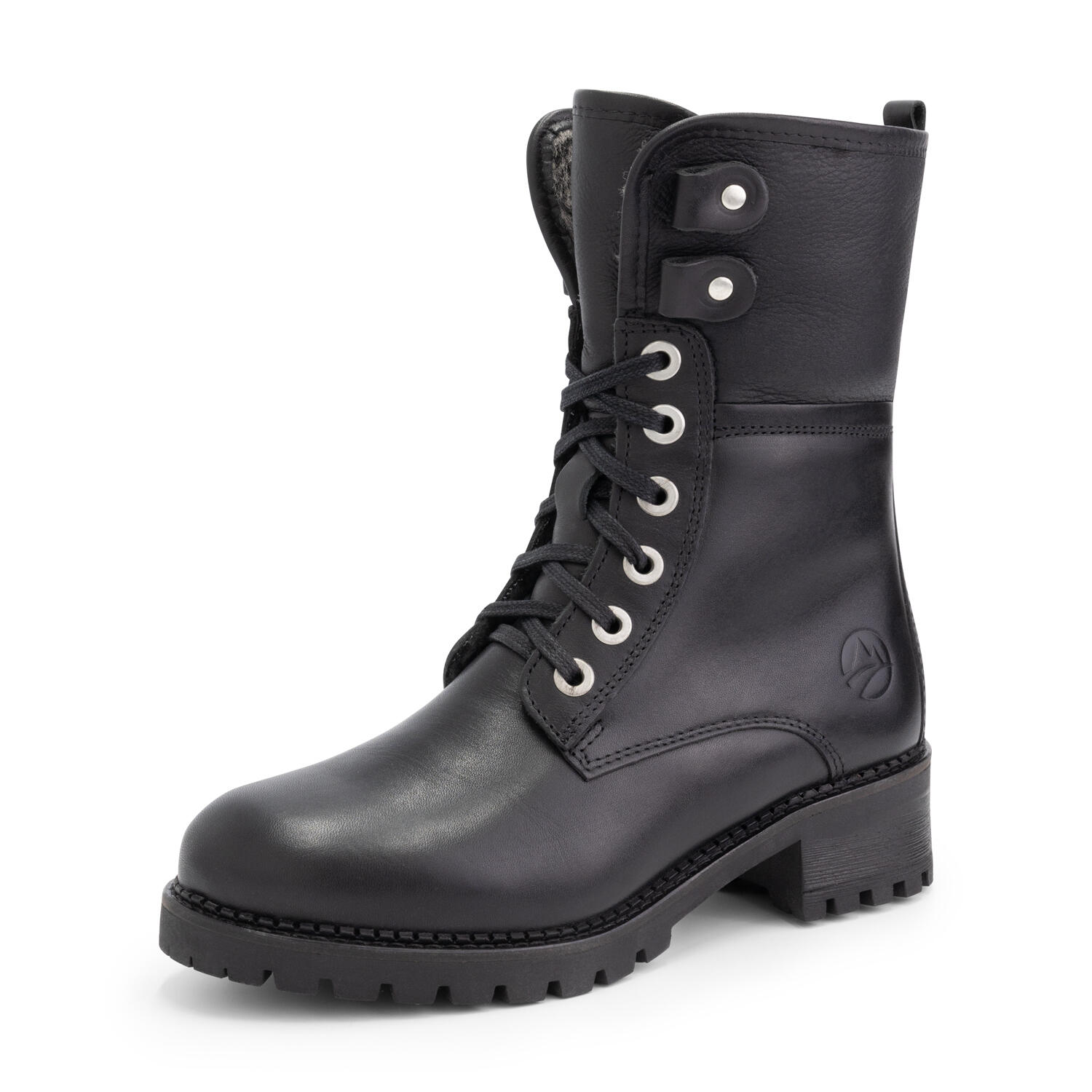Travelin' Myre Lady Black Lace-up boot casual 6/6