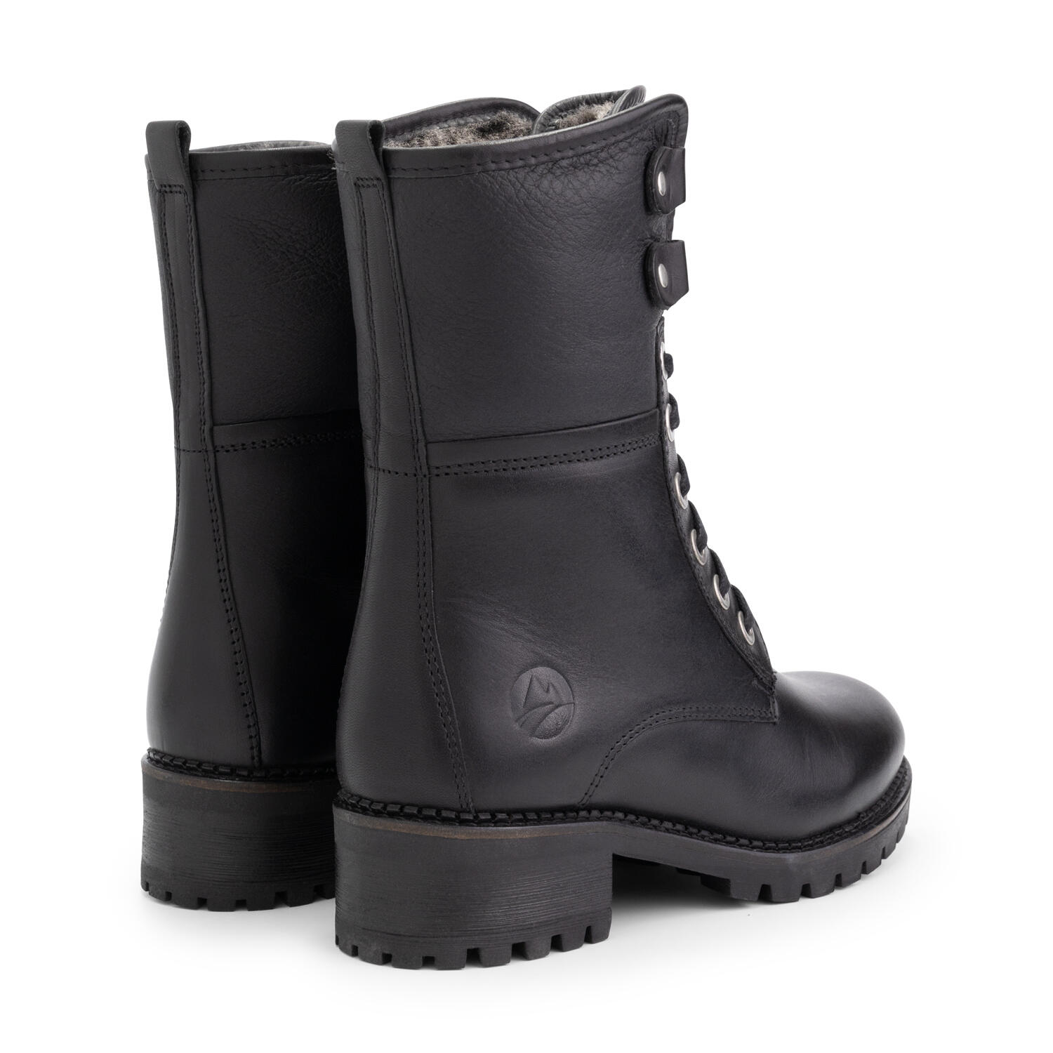 Travelin' Myre Lady Black Lace-up boot casual 5/6