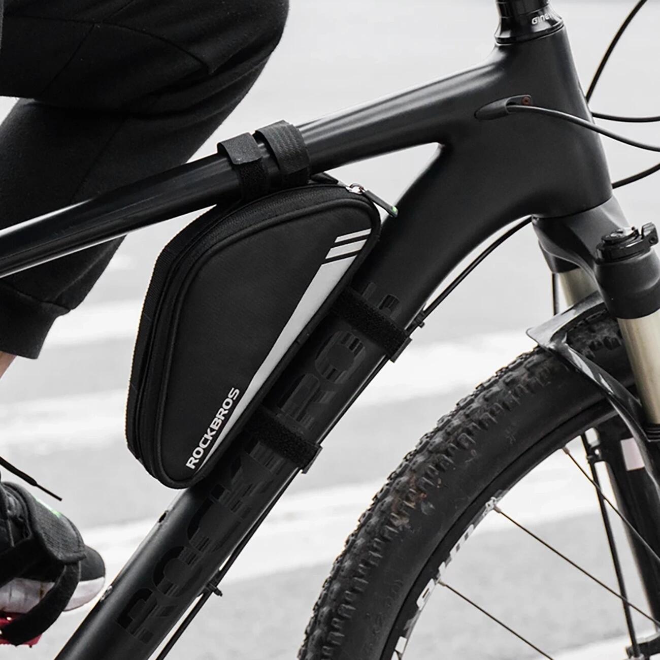 Bolsa de quadro Rockbros B55-BK para bicicleta 0.7 l - preta 6/7