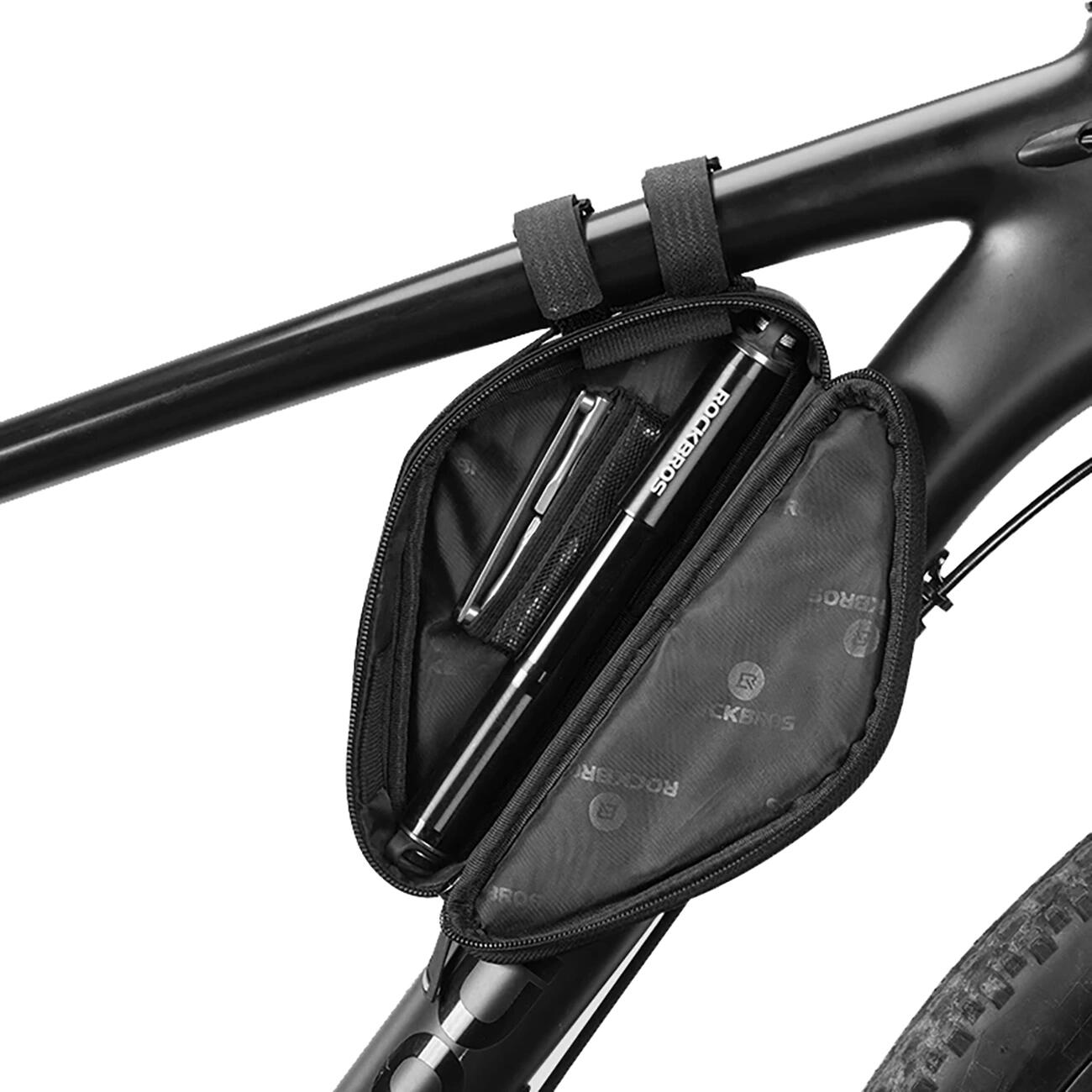 Bolsa de quadro Rockbros B55-BK para bicicleta 0.7 l - preta 4/7