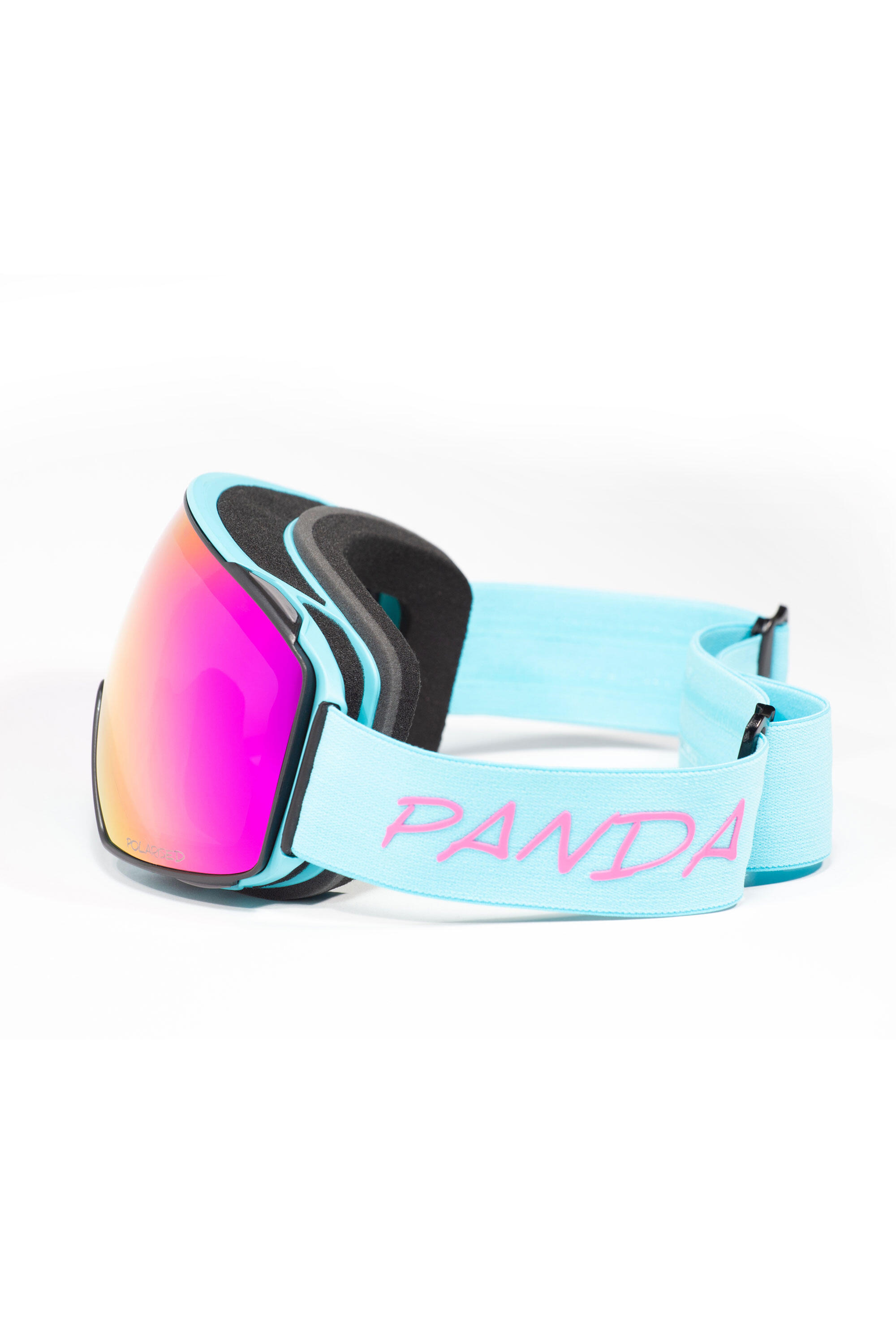 Dual Vision Pink Polarised Magnetic Ski Goggles 2/3