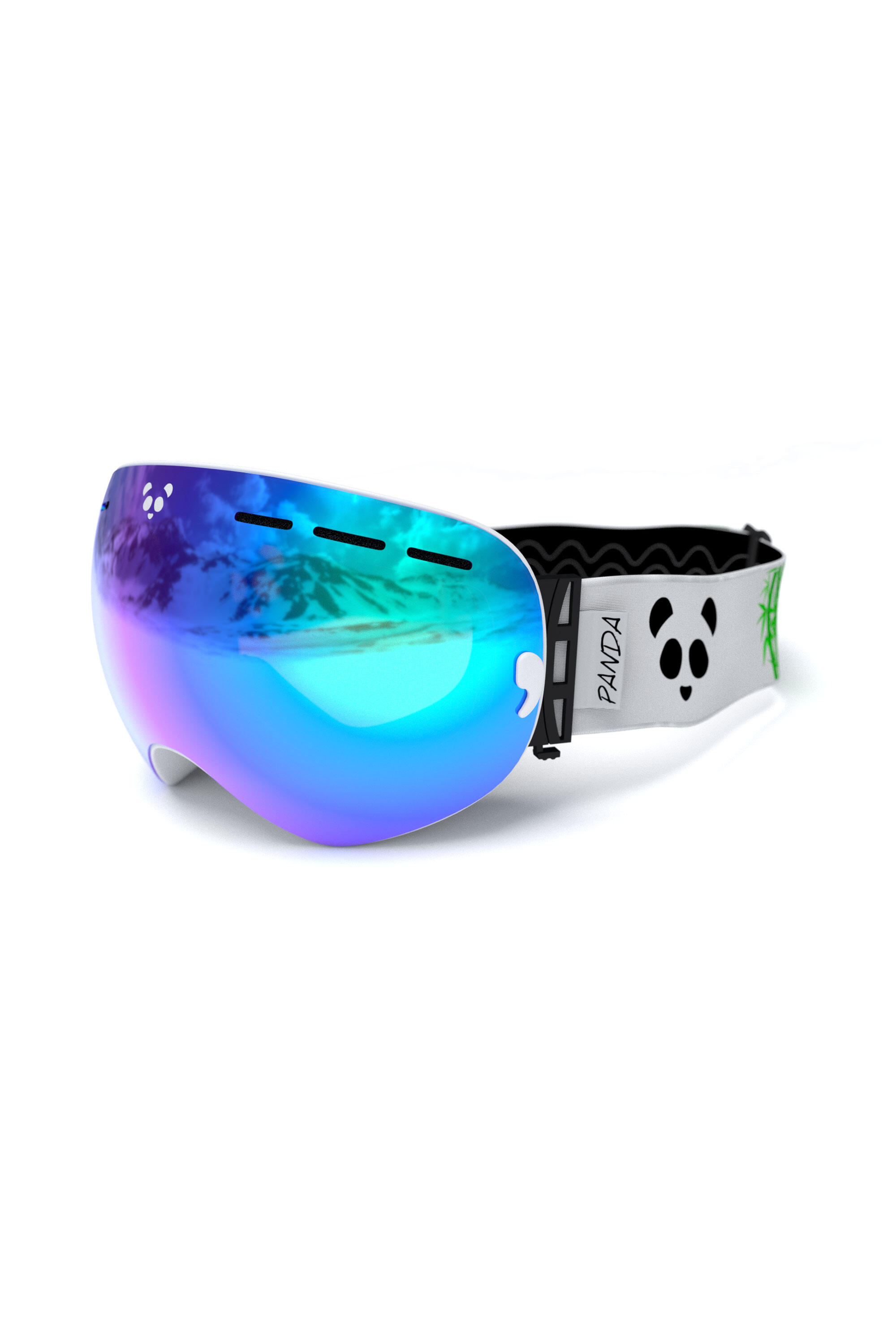 PANDA OPTICS Diablo White Polarised Ski Goggles