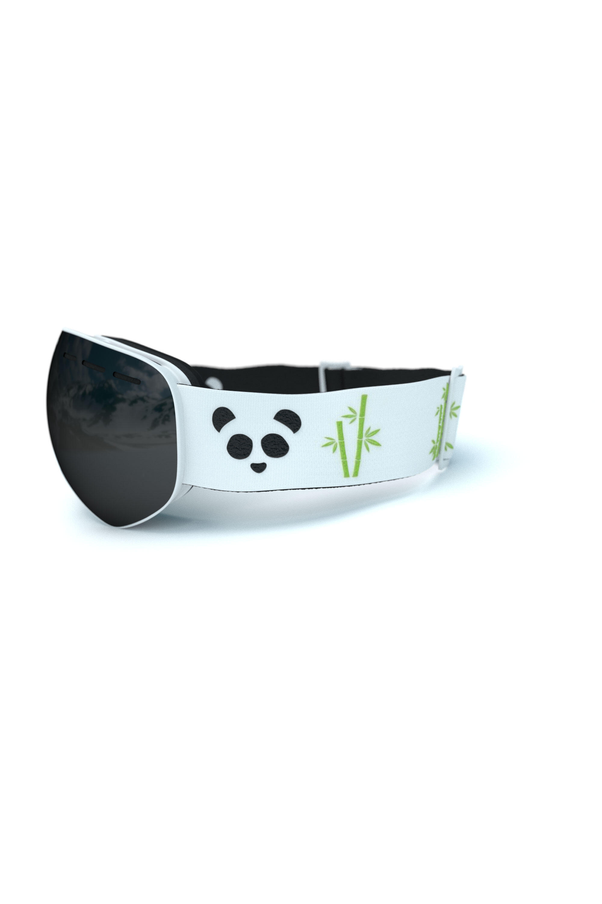 Cub White Childrens Kids Ski Goggles 2/2