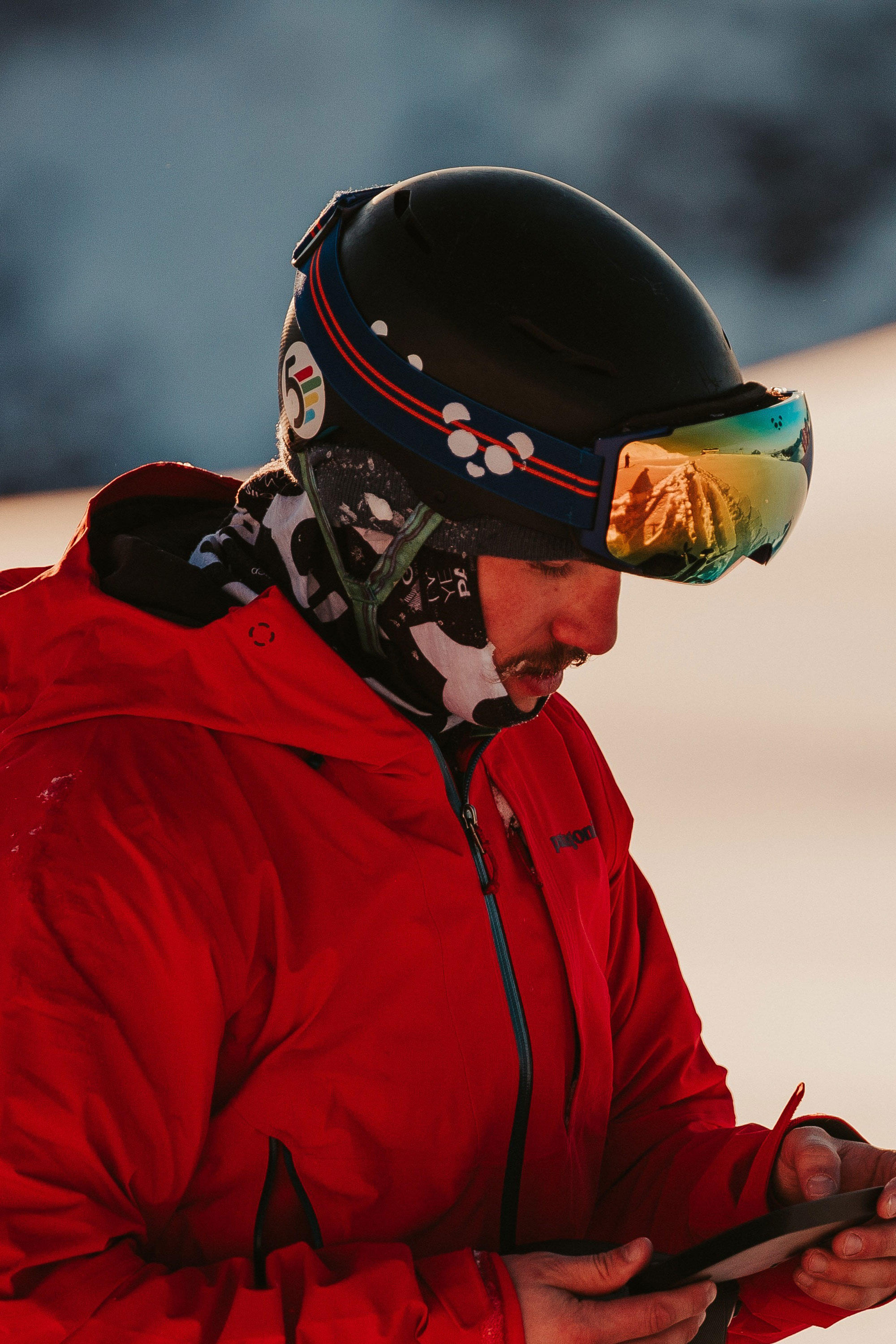 Cobalt Blue Magnetic Polarised Ski Goggles 3/3