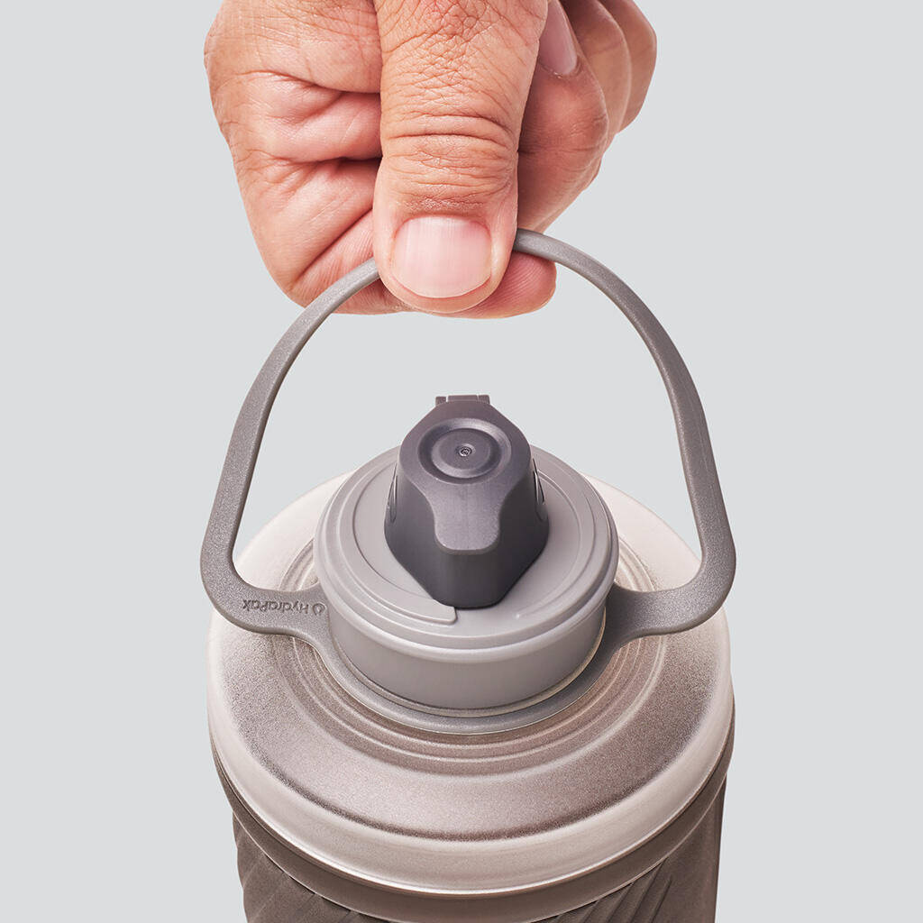 Hydrapak Flux Flexible Bottle-Mammoth Grey -  3