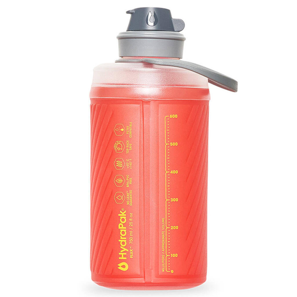 Hydrapak Flux Flexible Bottle-Redwood (750ML) -  3