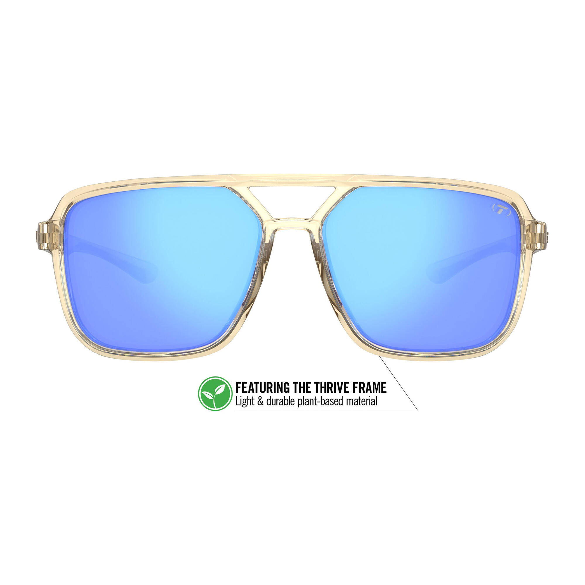 Tifosi Salto - Golden Ray Sky Blue Mirror 1870404763 -  2